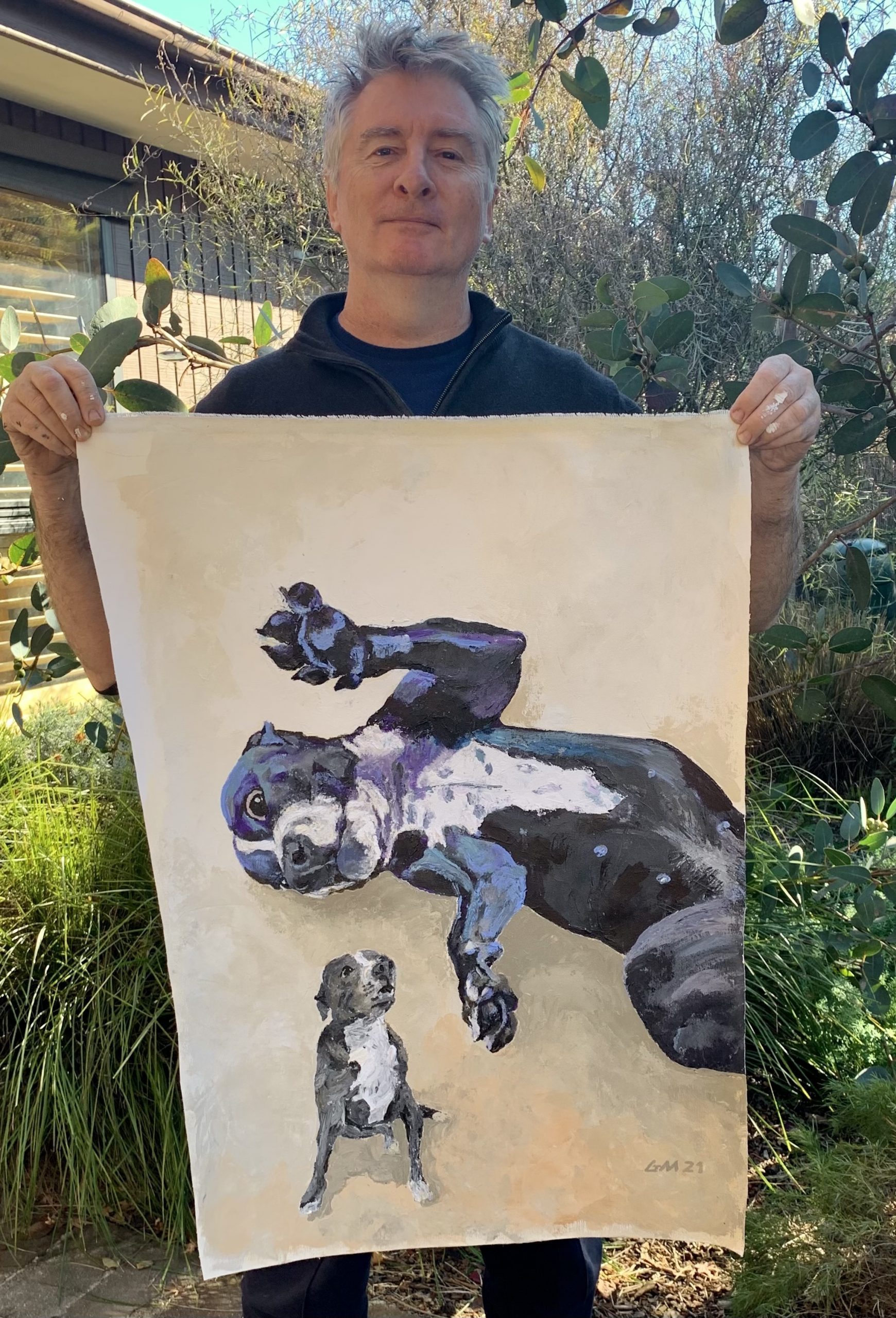 pet portrait paintings by commission